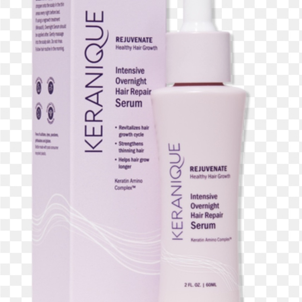 Keranique Intensive Overnight Hair Repair Serum - Light Pink